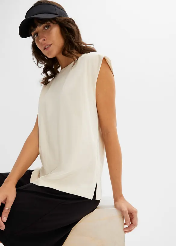 Maglia oversize in puro cotone biologico, bonprix