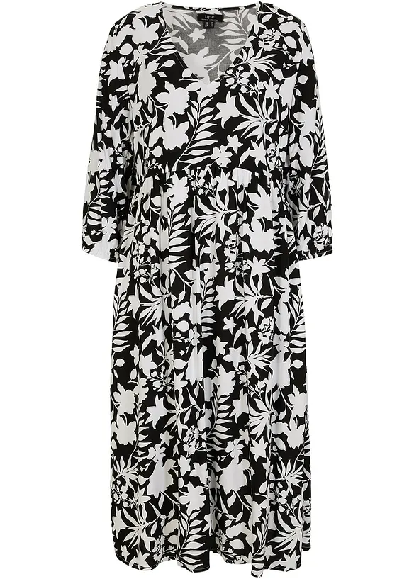 Abito midi in viscosa fluente, bonprix