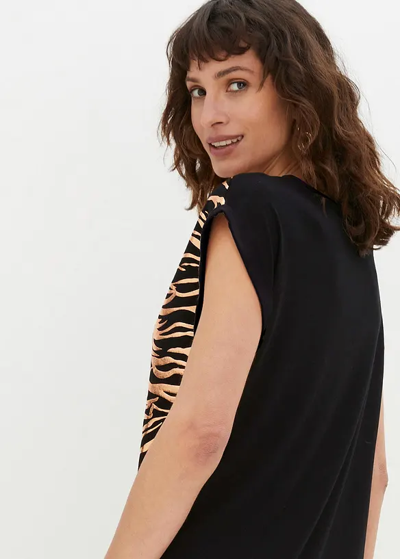 Maglia con effetto patchwork, bonprix
