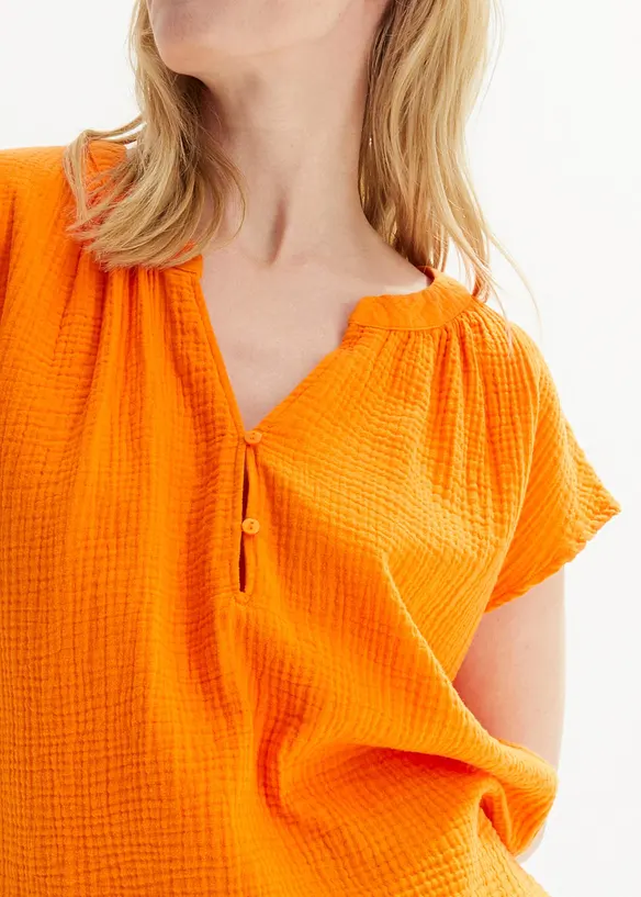 Top in mussola di puro cotone, bonprix