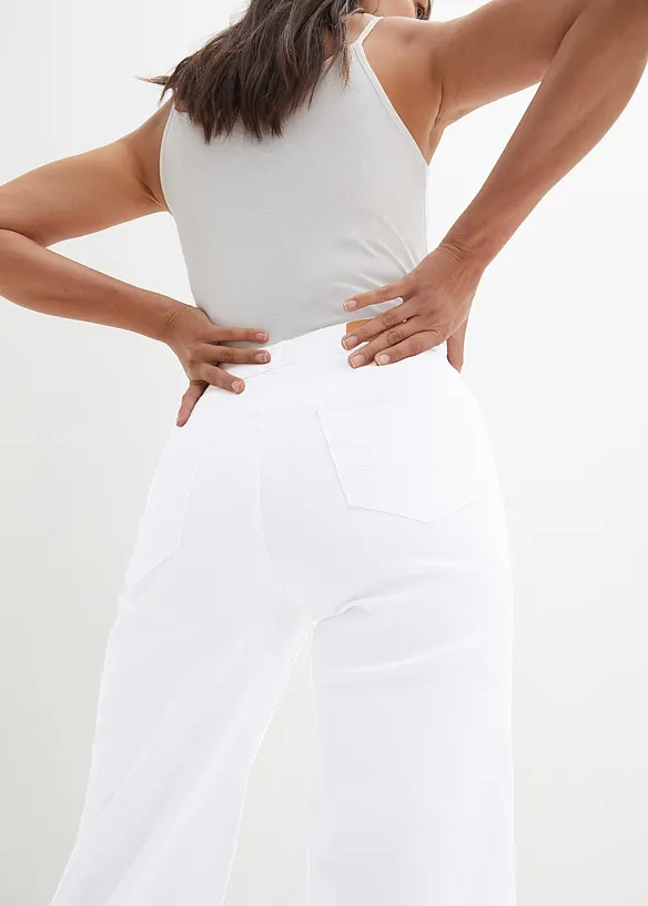 Jeans cropped wide fit, bonprix
