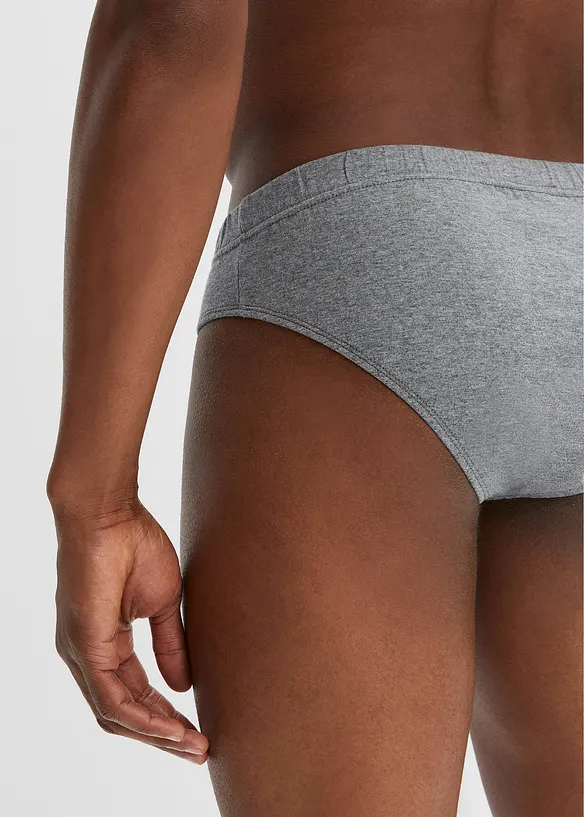 Slip alto in cotone (pacco da 5), bonprix