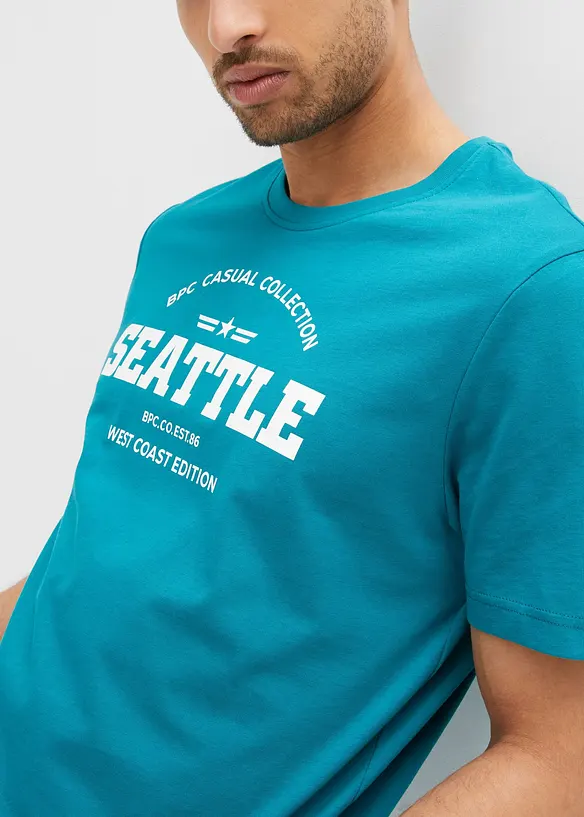 T-shirt in puro cotone (pacco da 2), bonprix