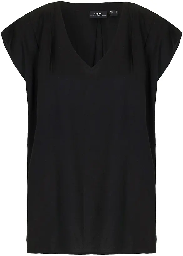 Blusa a maniche corte con scollatura a V, bonprix