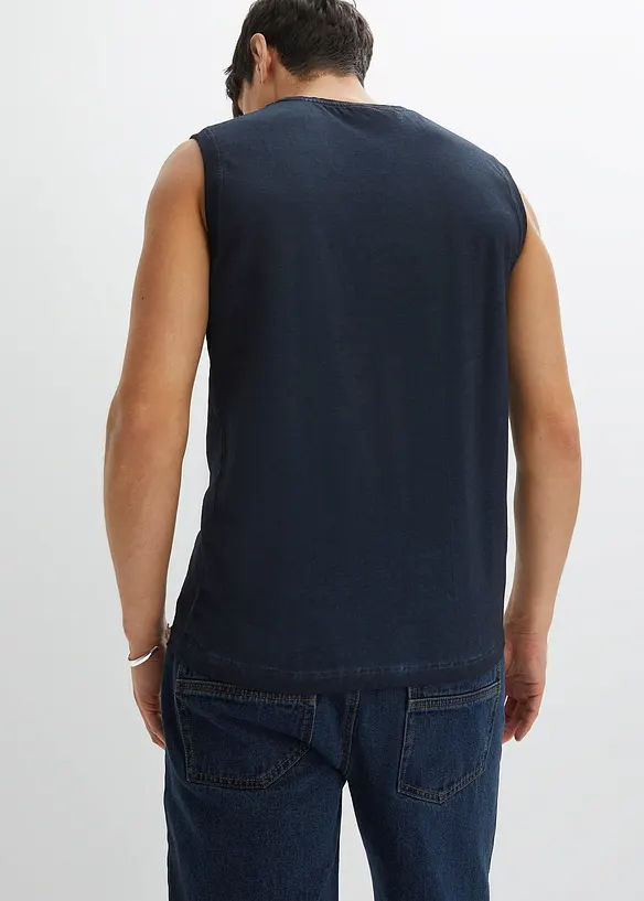 Canotta in puro cotone biologico in look lavato, bonprix