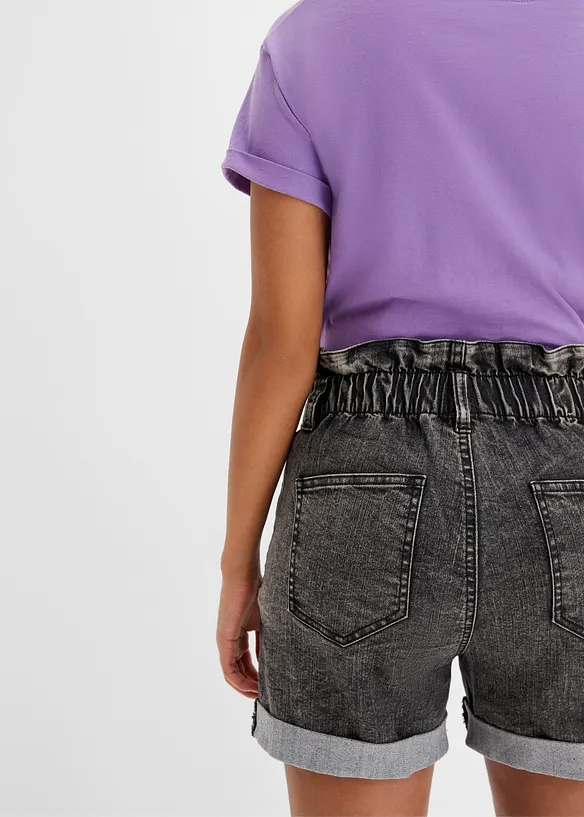 Shorts di jeans paper bag, bonprix