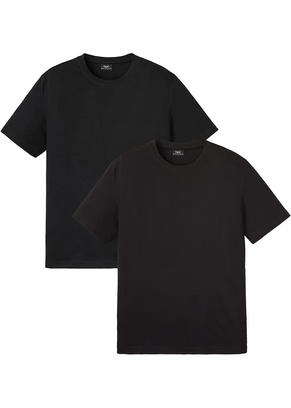 T-shirt in puro cotone biologico (pacco da 2), bonprix
