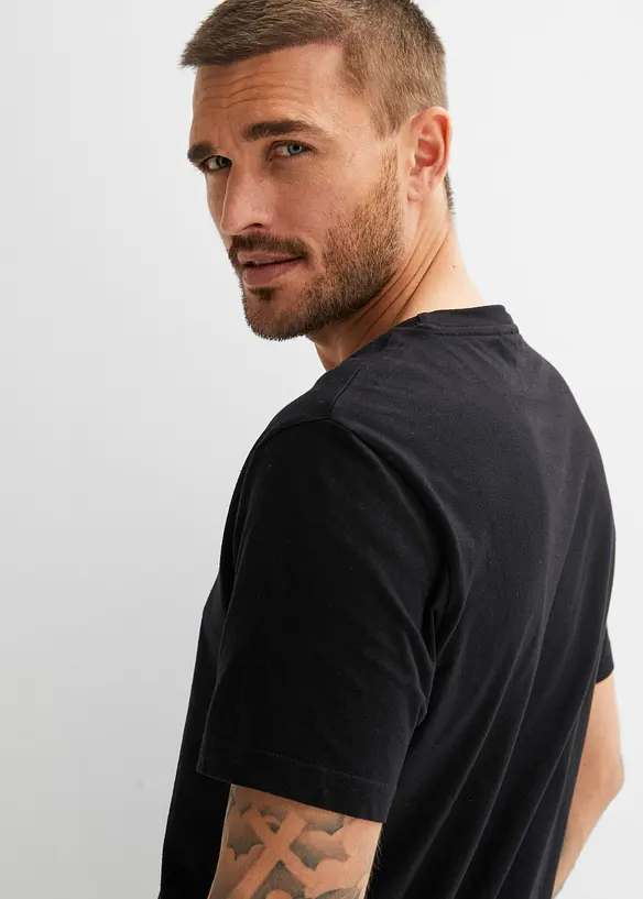 T-shirt in puro cotone biologico (pacco da 2), bonprix