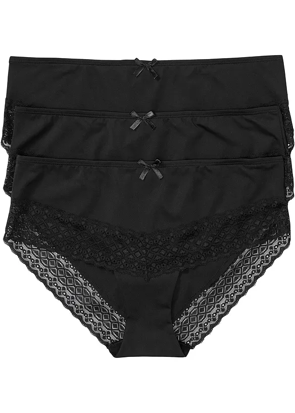 Panty in microfibra (pacco da 3), bonprix