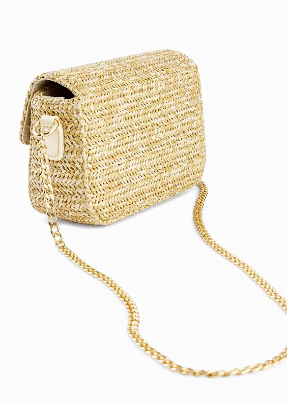 Borsa a tracolla effetto paglia, bonprix