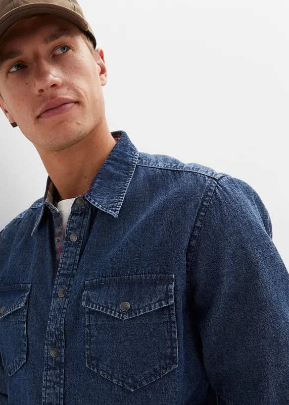 Camicia in jeans di puro cotone, bonprix