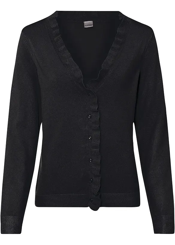 Cardigan in filato fine, bonprix