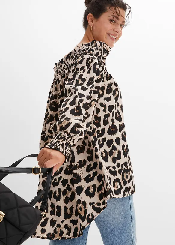 Blusa con fondo asimmetrico, bonprix