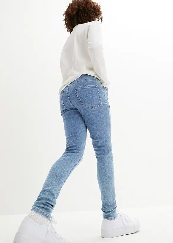 Jeans skinny, vita media, bonprix