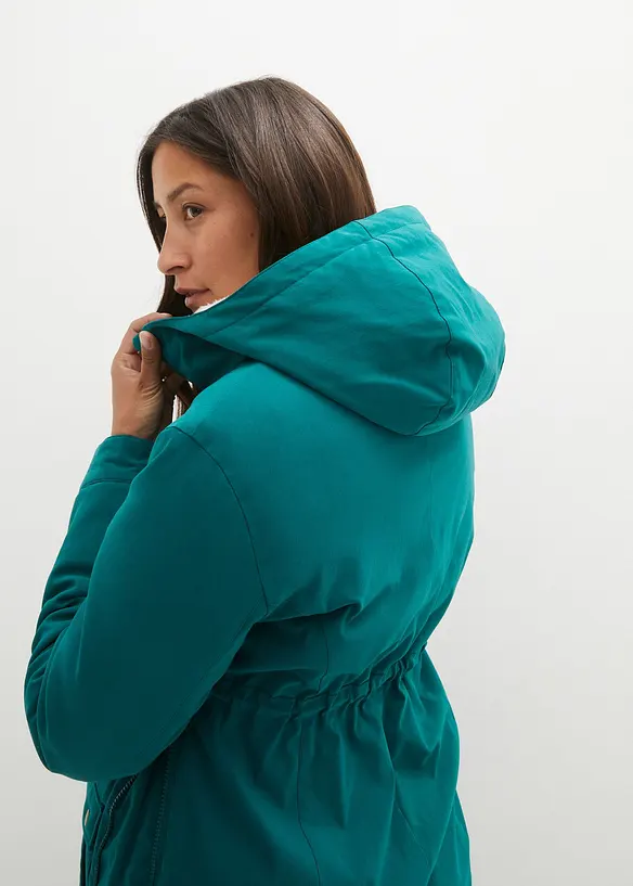 Cappotto prémaman imbottito 3 in 1 di media pesantezza con inserto babywearing, bonprix