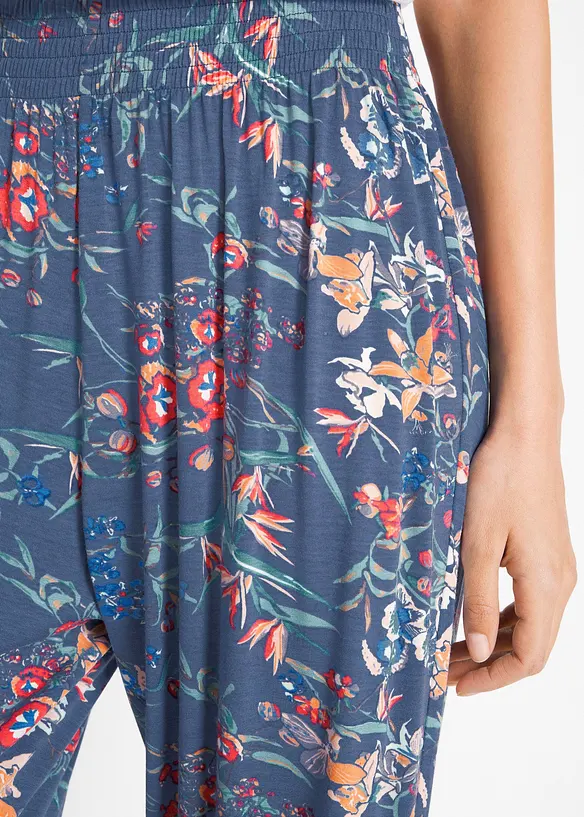 Pantaloni alla turca in misto viscosa, bonprix