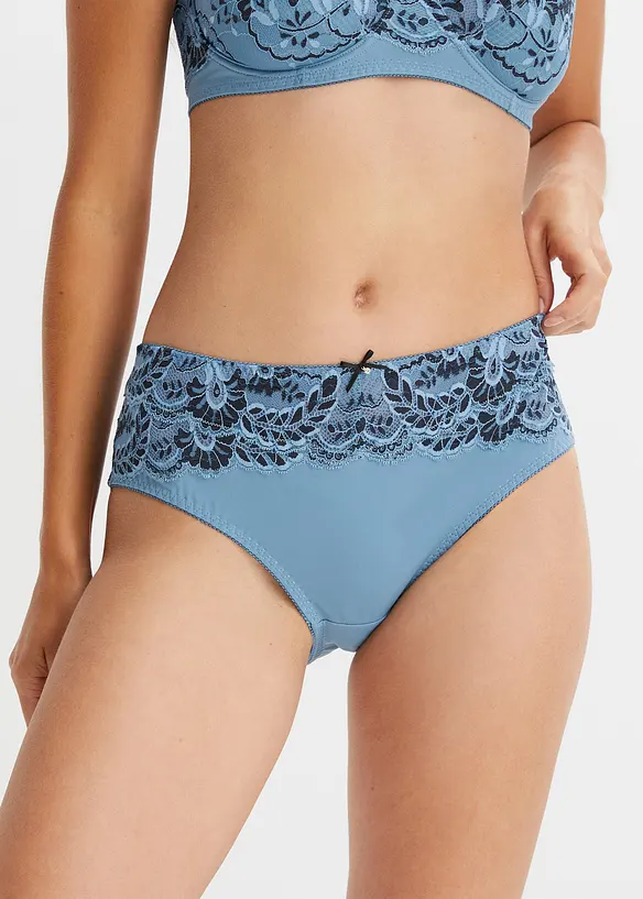 Slip alto con pizzo delicato, bonprix