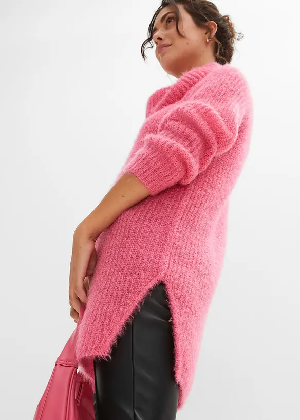 Maglione a collo alto oversize, bonprix