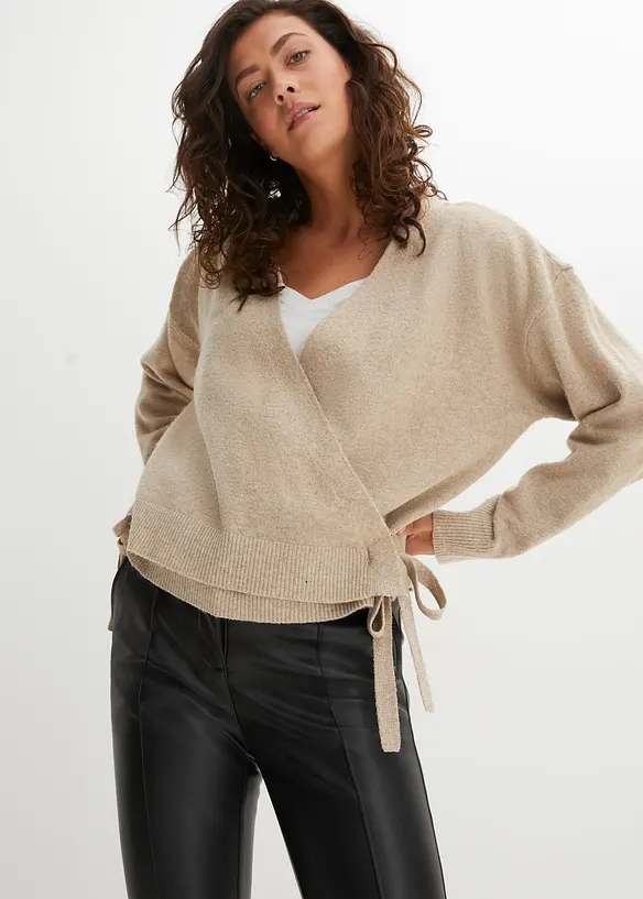 Cardigan corto a portafoglio, BODYFLIRT