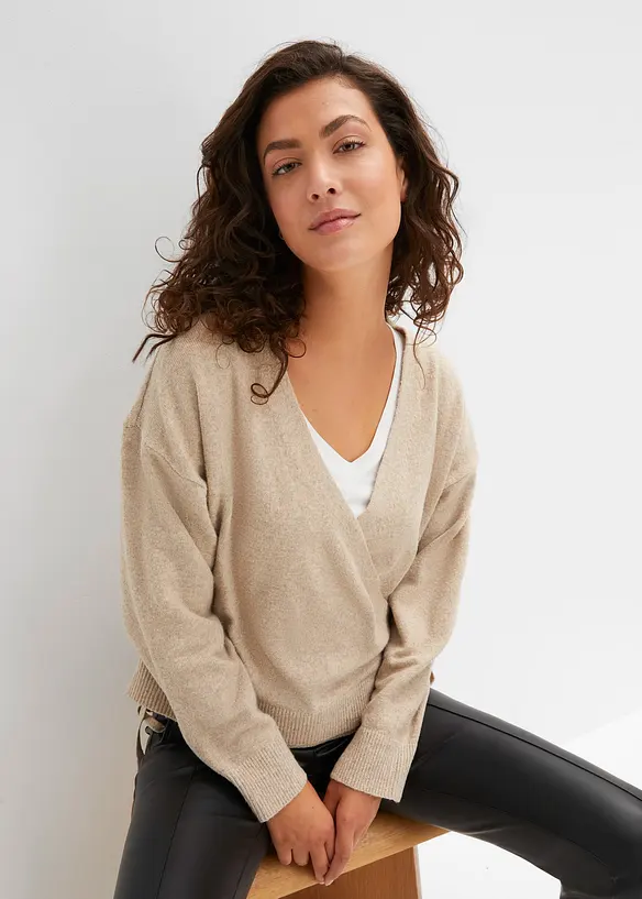 Cardigan corto a portafoglio, BODYFLIRT