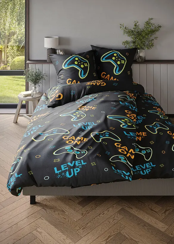 Biancheria da letto in fantasia gamer, bonprix