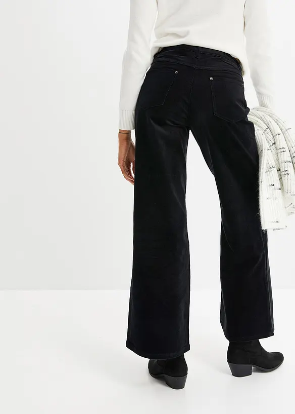 Pantaloni larghi di velluto a coste, bonprix