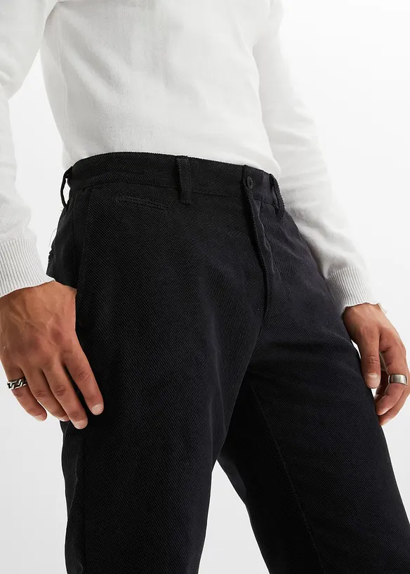 Pantaloni chino in velluto regular fit. straight, bpc selection