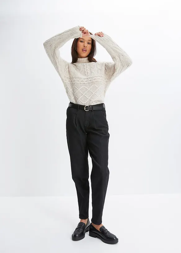 Jeans barrel shape con fodera termica, RAINBOW