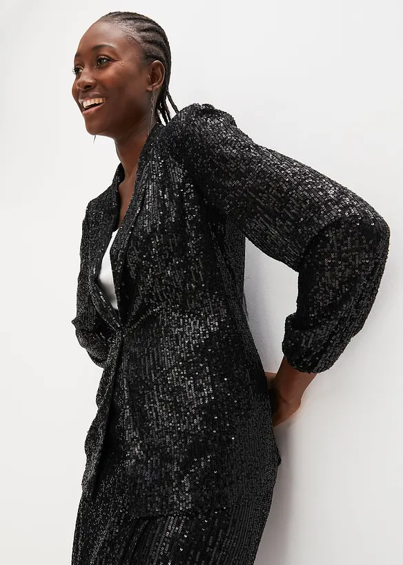 Blazer con paillettes, bonprix