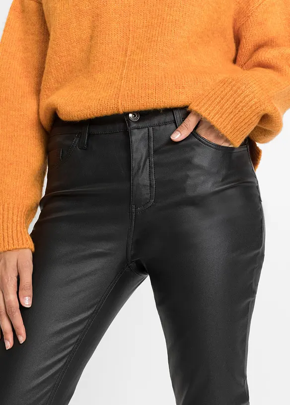 Pantaloni elasticizzati in misto viscosa, bonprix