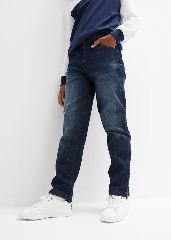 Jeans elasticizzati con cinta regolabile straight, loose fit, bonprix