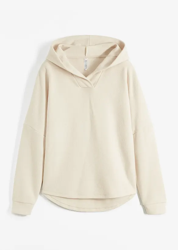 Felpa con cappuccio, regular fit, bonprix