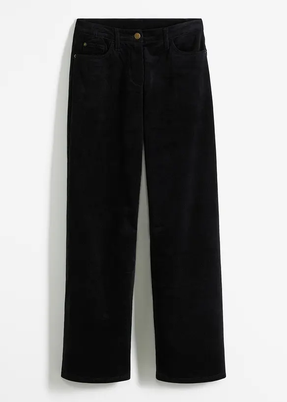 Pantaloni larghi di velluto a coste, bonprix