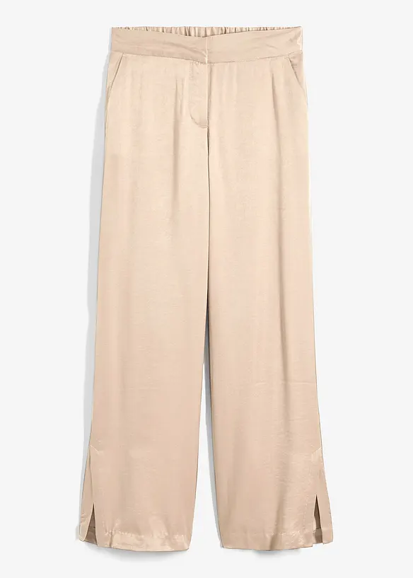 Pantaloni a palazzo in satin, BODYFLIRT