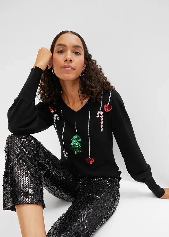 Maglione in filato fine, bonprix