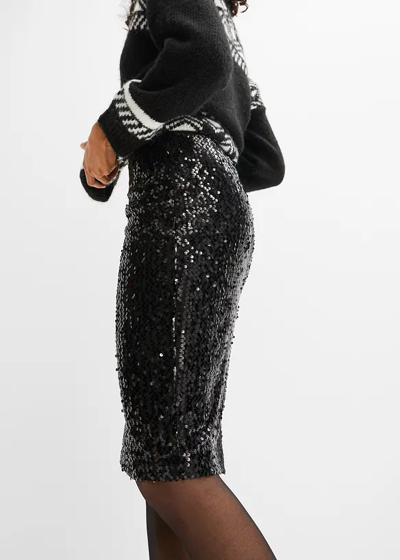 Gonna con paillettes, bonprix