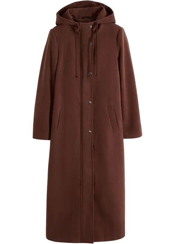 Cappotto lungo in simil lana, bonprix