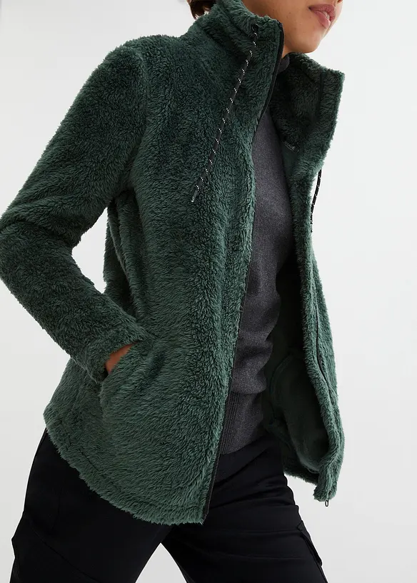 Giacca in pile teddy, bonprix