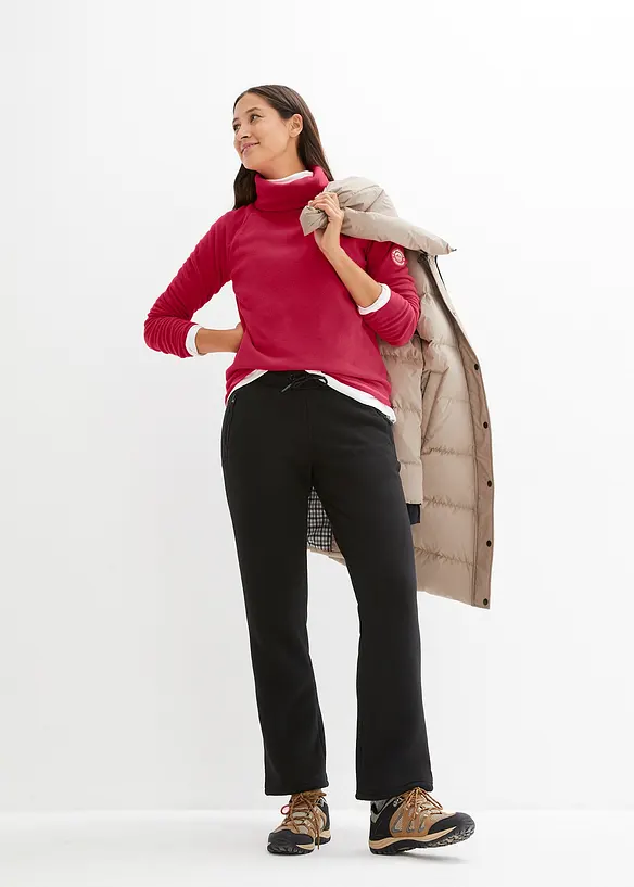 Piumino lungo con fodera in fantasia idrorepellente, bonprix