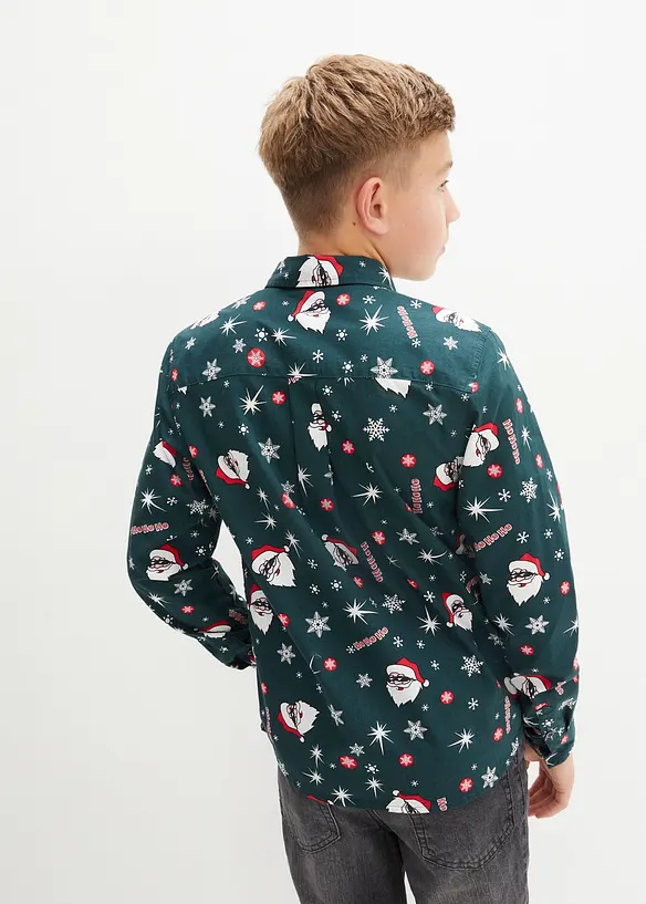 Camicia natalizia slim fit, bonprix