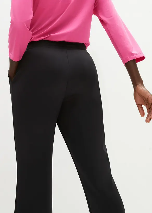 Pantaloni sportivi da jogging con gambe larghe, asciugatura rapida, bonprix