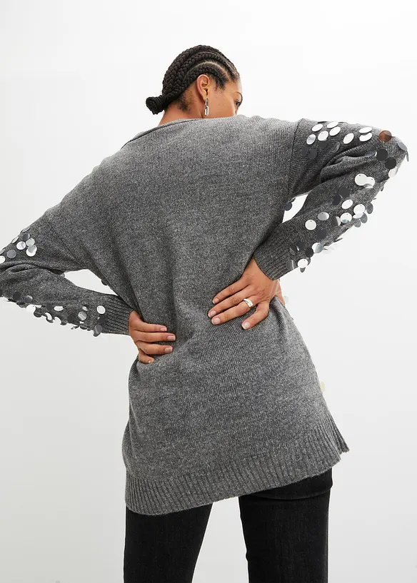 Cardigan con paillettes, BODYFLIRT boutique