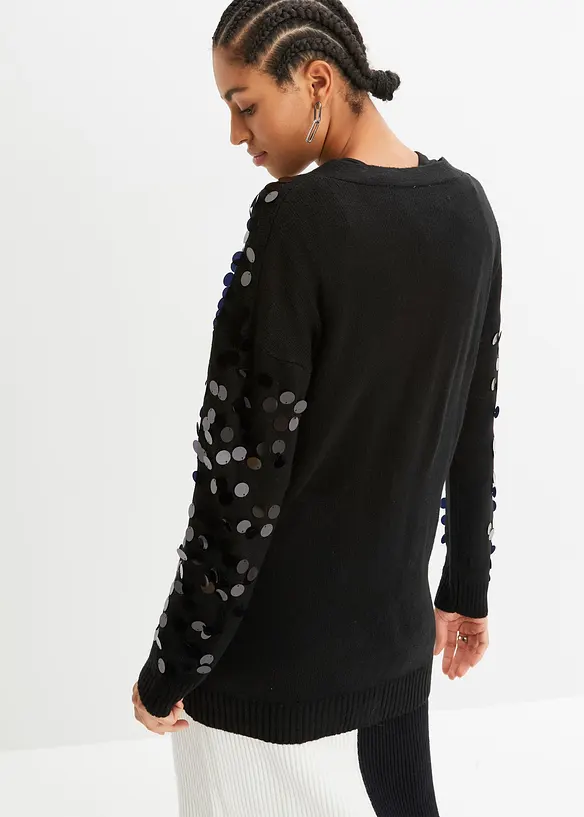 Cardigan con paillettes, BODYFLIRT boutique