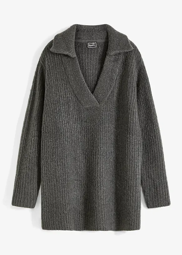 Maglione con colletto polo, RAINBOW