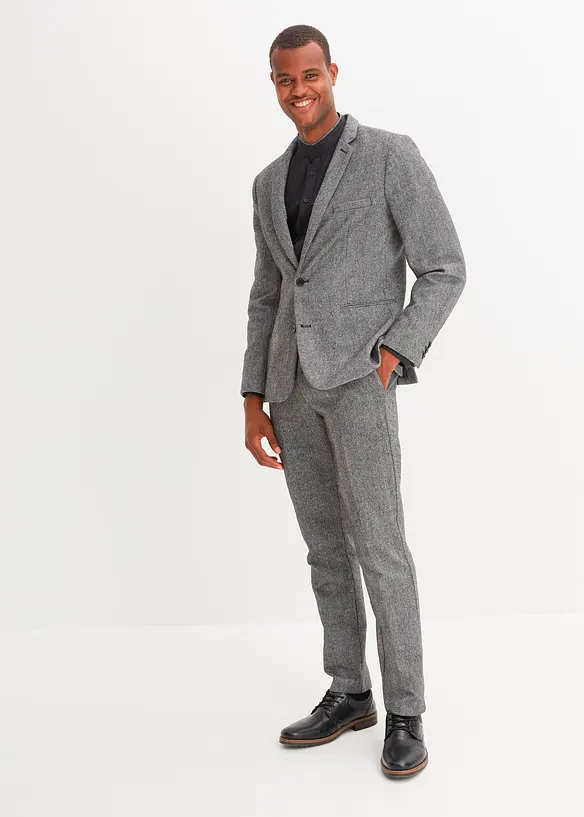 Camicia a maniche lunghe con colletto alla coreana, bpc selection