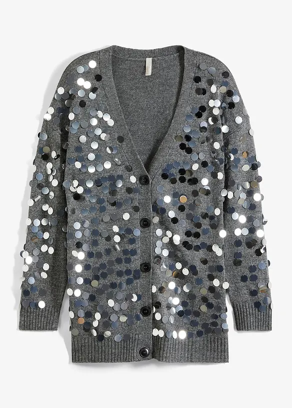 Cardigan con paillettes, BODYFLIRT boutique