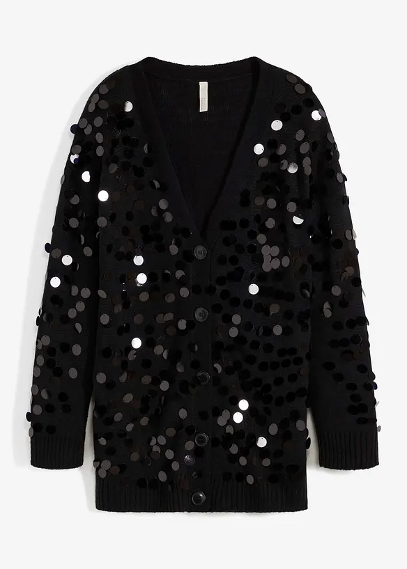 Cardigan con paillettes, BODYFLIRT boutique