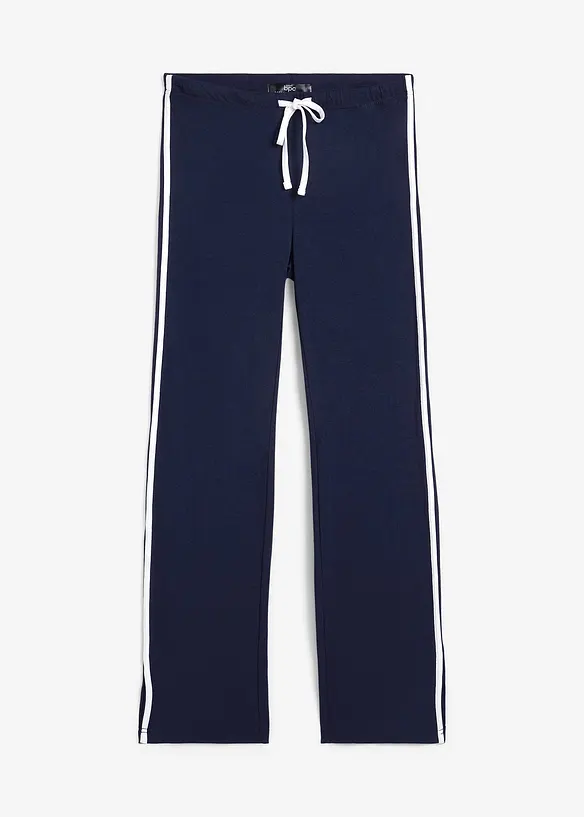 Pantaloni in jersey di cotone elasticizzato, bonprix