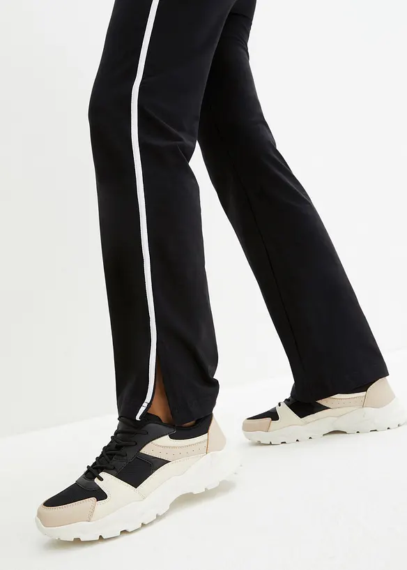 Pantaloni in jersey di cotone elasticizzato, bonprix