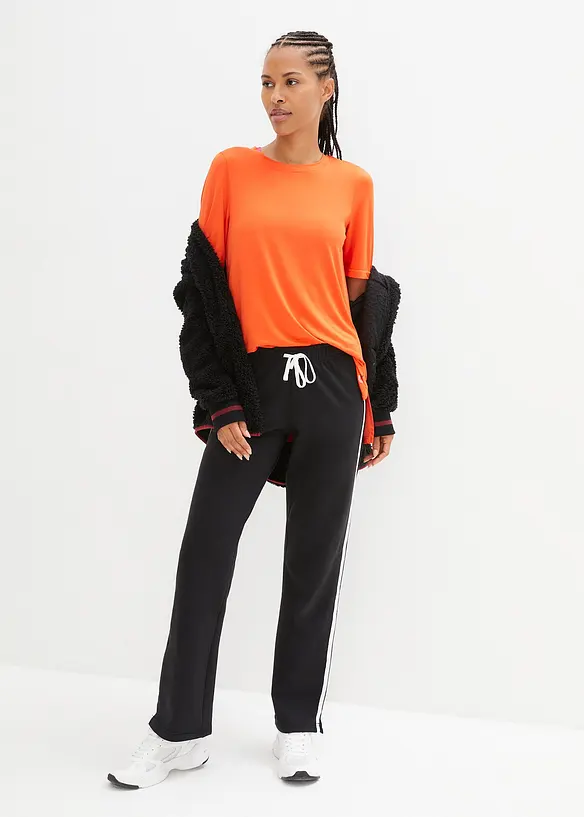 Pantaloni in felpa di puro cotone, bonprix